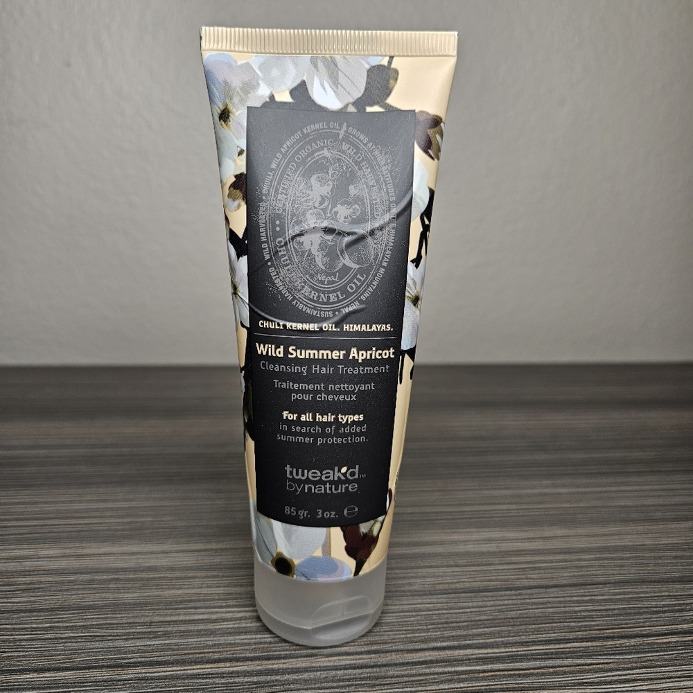 Tweak'd by Nature Wild Summer Apricot Cleansing Hair Treatment New 3oz